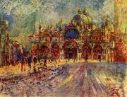 Pierre-Auguste Renoir Markusplatz in Venedig painting